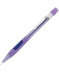 Pentel Quicker Clicker Mechanical Pencil, 0.7 mm, 2HB Hardness, Refillable, Transparent Violet Barrel