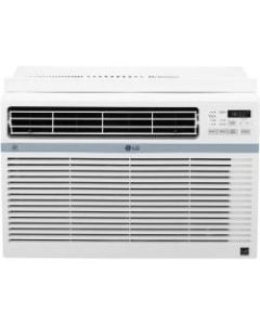 LG Window-Mounted Air Conditioner, 10,000 BTU, 15inH x 23 5/8inW x 22 3/16inD, White