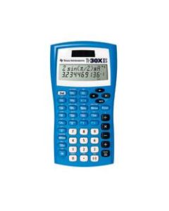 Texas Instruments TI-30X IIS Solar Scientific Calculator, Blue
