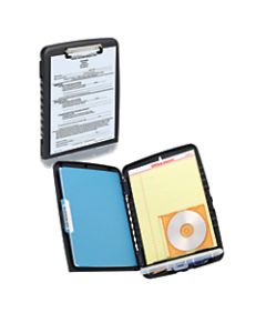 Office Depot Brand Form Holder Storage Clipboard Box, 10in x 14-1/2in, Charcoal