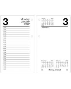 AT-A-GLANCE Daily Loose-Leaf Desk Calendar Refill, 3-1/2in x 6in, January To December 2022, E717T50