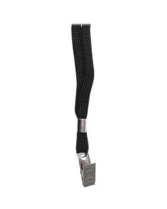 Advantus Neck Lanyard with Clip for Badges - 24 / Box - 36in Length - Black
