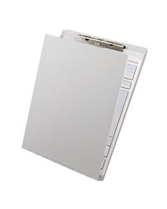 Saunders Aluminum Clipboard With Writing Plate, 8 1/2in x 12in, Silver