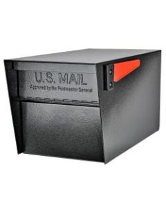 Mail Boss Mail Manager Rear-Locking Street Safe, 11-1/4inH x 10-3/4inW x 21inD, Black
