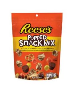 Reeses Popped Snack Mix, 8 Oz, Pack Of 6 Bags