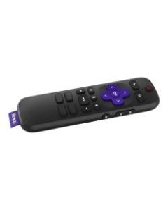 Roku Voice Remote - For TV, Sound Bar Speaker, Streaming Media Player - Black