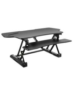 Mount-It! MI-7962 Electric Standing Desk Converter, 6inH x 50inW x 9inD, Black