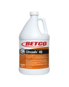 Betco Citrusolv 40 Heavy-Duty Solvent Degreaser, Citrus Scent, 128 Oz Bottle, Case Of 4