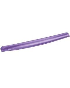 Fellowes Gel Crystals Wrist Rest, 1inH x 19.31inW x 2.31inD, Purple