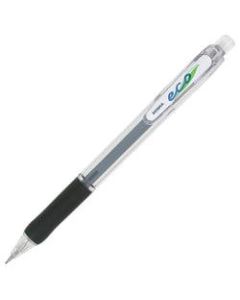 Zebra Jimnie Clip Mechanical Pencil, 0.5mm, Clear/Black Barrel, Pack Of 12