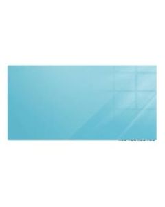 Ghent Aria Magnetic Unframed Dry-Erase Whiteboard, 48in x 96in, Blue