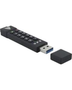 Apricorn 128GB Aegis Secure Key 3z USB 3.1 Flash Drive - 128 GB - USB 3.1 - 77 MB/s Read Speed - 72 MB/s Write Speed - 256-bit AES - 3 Year Warranty - TAA Compliant