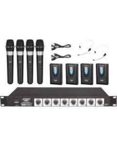 PylePro PDWM8700 Wireless Microphone System - 215.50 Hz Operating Frequency - 50 Hz to 16 kHz Frequency Response - 600 ft Operating Range