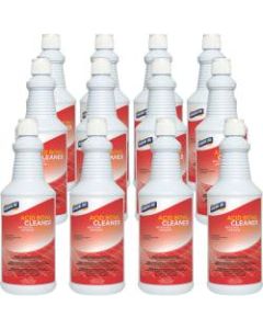 Genuine Joe Acid Bowl Cleaner - Ready-To-Use Liquid - 32 fl oz (1 quart) - 12 / Carton - Aqua Marine