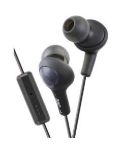 JVC Gumy Plus Earset - Stereo - Mini-phone - Wired - 16 Ohm - 10 Hz - 20 kHz - Earbud - Binaural - In-ear - 3.28 ft Cable - Black