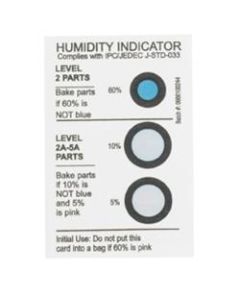 Partners Brand 5-10-60% Humidity Indicators 2in x 3in, Case of 125