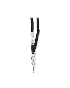 SICURIX Breakaway Lanyard, 36in, Black, Box of 12