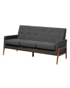 Baxton Studio 9949 Sofa, Dark Gray