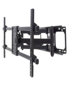 Manhattan Universal LCD Full-Motion Large-Screen Wall Mount - Holds One 37in to 90in Flat-Panel or Curved TV up to 165 lbs.; Adjustment Options to Tilt, Swivel and Level; Black