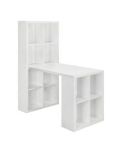 Ameriwood Home Wood Hollow Core Hobby Desk, White