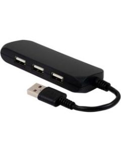 Ativa 4-Port USB 2.0 Hub, Black, 41512