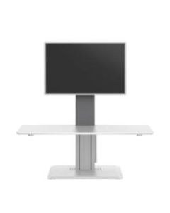 WorkPro Perform Desk Riser By Humanscale, Single Monitor, White