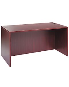 Alera Valencia Series 60in Desk Shell, Mahogany