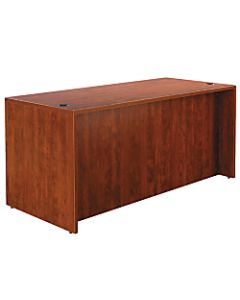 Alera Valencia Series 66in Desk Shell, Medium Cherry