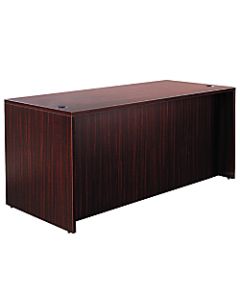 Alera Valencia Series 66in Desk Shell, Mahogany