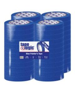 Tape Logic 3000 Painters Tape, 3in Core, 0.75in x 180ft, Blue, Case Of 48
