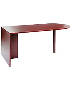 Alera Valencia Series Office Collection, D-Top Desk Shell, Mahogany