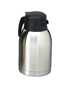 Hormel Stainless Steel Vacuum Insulated Server, 1.9-Liter Capacity, Stainless Steel/Black