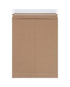 Partners Brand Kraft Stayflats Utility Mailers, 9 1/2in x 13 1/2in, Brown, Pack of 250