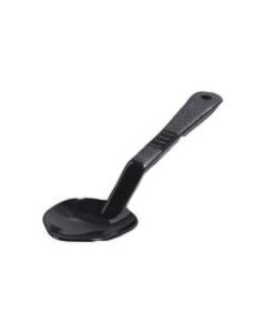 Carlisle Solid High-Heat Serving Spoons, 11inL, Black, Pack Of 12