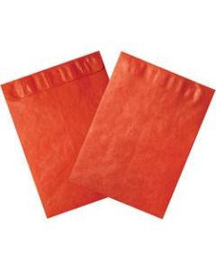 Office Depot Brand Tyvek Envelopes, 10in x 13in, Red, Pack Of 100