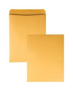 Quality Park Kraft Catalog Envelopes - Catalog - #15 1/2 - 12in Width x 15 1/2in Length - 28 lb - Gummed - Kraft - 100 / Box - Kraft