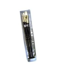 Princeton Real Value Series 9000 Brush Set, 9131, Assotyed Bristles, Synthetic, Set Of 3, Blue