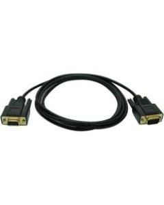 Tripp Lite Null Modem Serial RS232 Cable (DB9 M/F) 6-ft. - DB-9 Male - DB-9 Female - 6ft