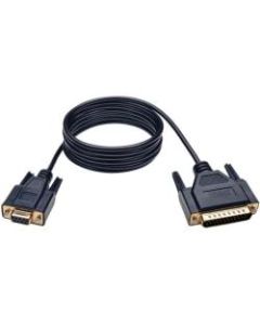 Tripp Lite 6ft Null Modem Serial RS232 Cable Adapter DB9 to BD25 F/M 6ft - DB-9 Female - DB-25 Male - 6ft