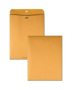 Quality Park Ridge Clasp Envelope - Clasp - #97 - 10in Width x 13in Length - 24 lb - Gummed - Kraft - 100 / Box - Kraft