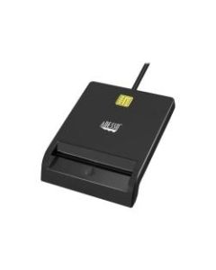 Adesso Smart Card Reader - Contact - Cable - USB 2.0 - TAA Compliant