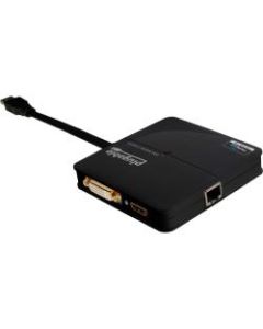 Plugable USB 3.0 Universal Mini Laptop Docking Station for Windows and Mac - Dual Video HDMI and DVI/VGA - Gigabit Ethernet
