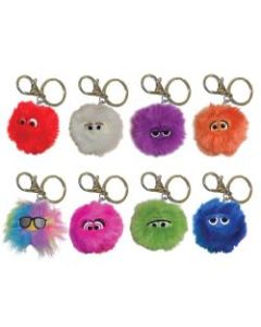Inkology Key Chains, Fluffles, Pack Of 16 Key Chains