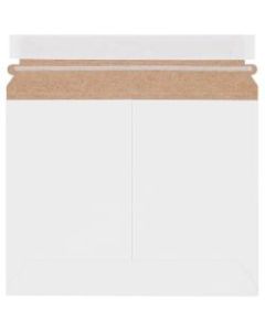 Partners Brand Stayflats Lite Mailers, 9in x 7in, White, Pack of 200
