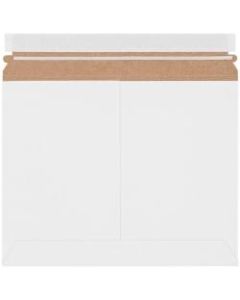 Partners Brand Utility Stayflats Mailers 11 1/2in x 9in, White, Pack of 200