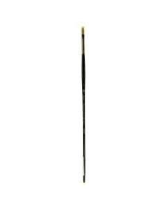 Princeton Series 6300 Paint Brush, Size 2, Filbert Bristle, Synthetic, Blue