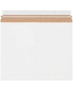 Partners Brand Stayflats Lite Mailers, 13 1/2in x 11in, White, Pack of 200