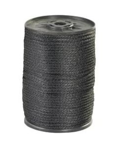 Office Depot Brand Solid Braided Nylon Rope, 1,150 Lb, 1/4in x 500ft, Black