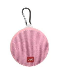 JVC Portable Bluetooth Speaker System - Pink - Surround Sound - Battery Rechargeable - USB