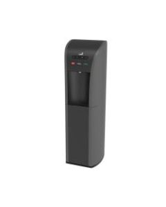 Oasis Aquarius Hot/Cold Floorstand Bottom-Load Water Dispenser, 43 1/2inH x 12 7/8inW x 14 1/2inD, Gray/Black